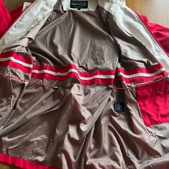 Vintage Forecaster Sport Women’s Coat Red Size Medium Zipper and Buttoned hood - Picture 16 of 16
